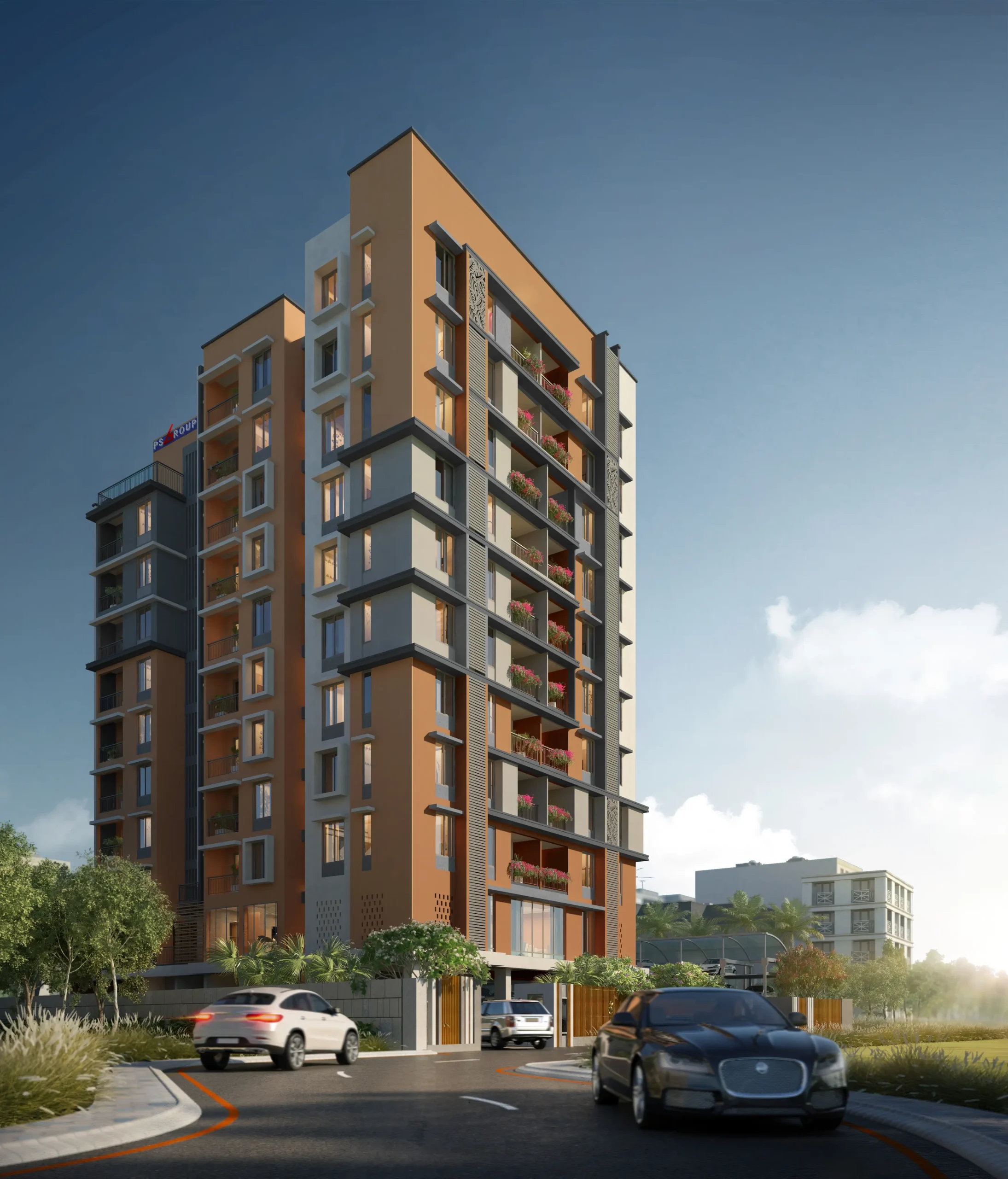THE 98 exterior view